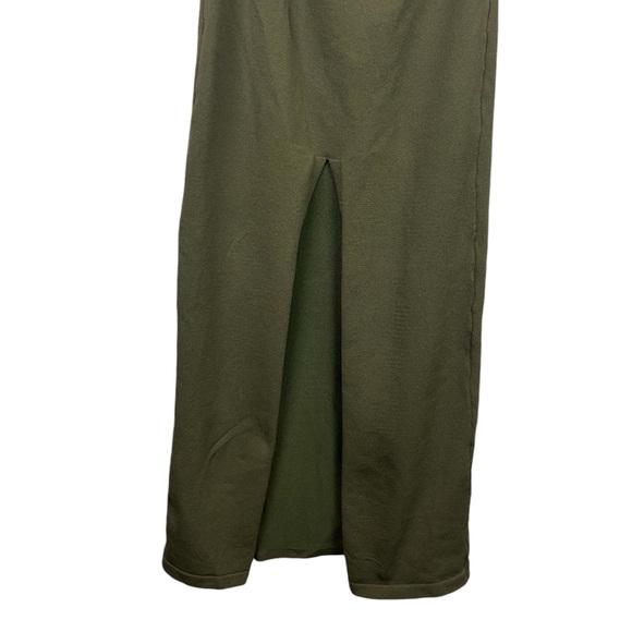 NEW DISSH Olive Carrie Ruched Bodycon Strapless Midi Dress - Picture 6 of 11